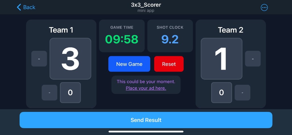 3x3 Basketball Scorer preview
